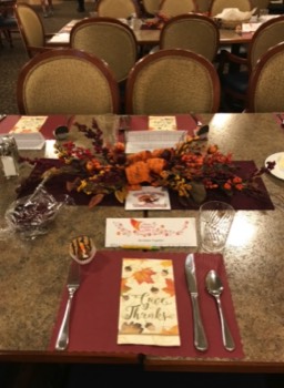  Thanksgiving For VVC Residents 