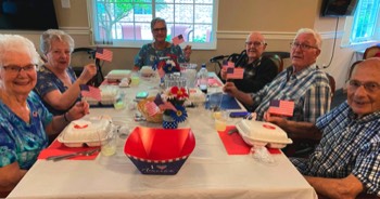  Some Valley View Co-op Residents Enjoying the 4th of July 