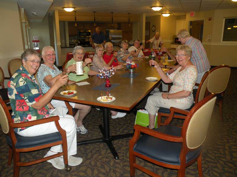 Social events and desserts at Valley View Cooperative