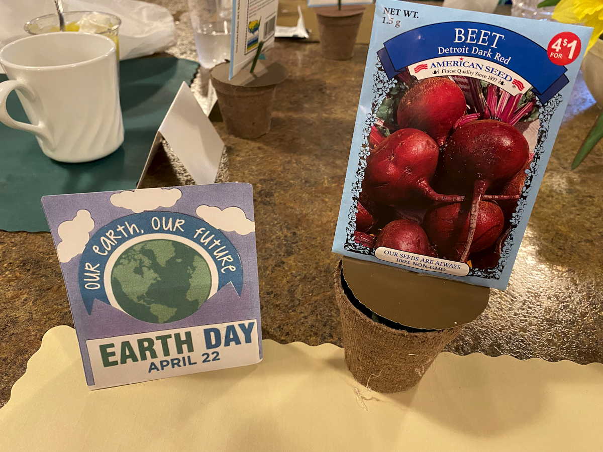 Valley View Senior Co-op Earth Day Dinner